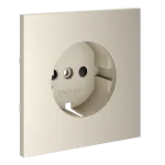 Накладка для розетки с заземлением и защитными шторками S70 (кашемир) Voltum VLS000703 от ImperiumLoft