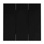 Клавиши для выключателя/переключателя трехклавишного S70 (черный матовый) Voltum VLS000508 от ImperiumLoft