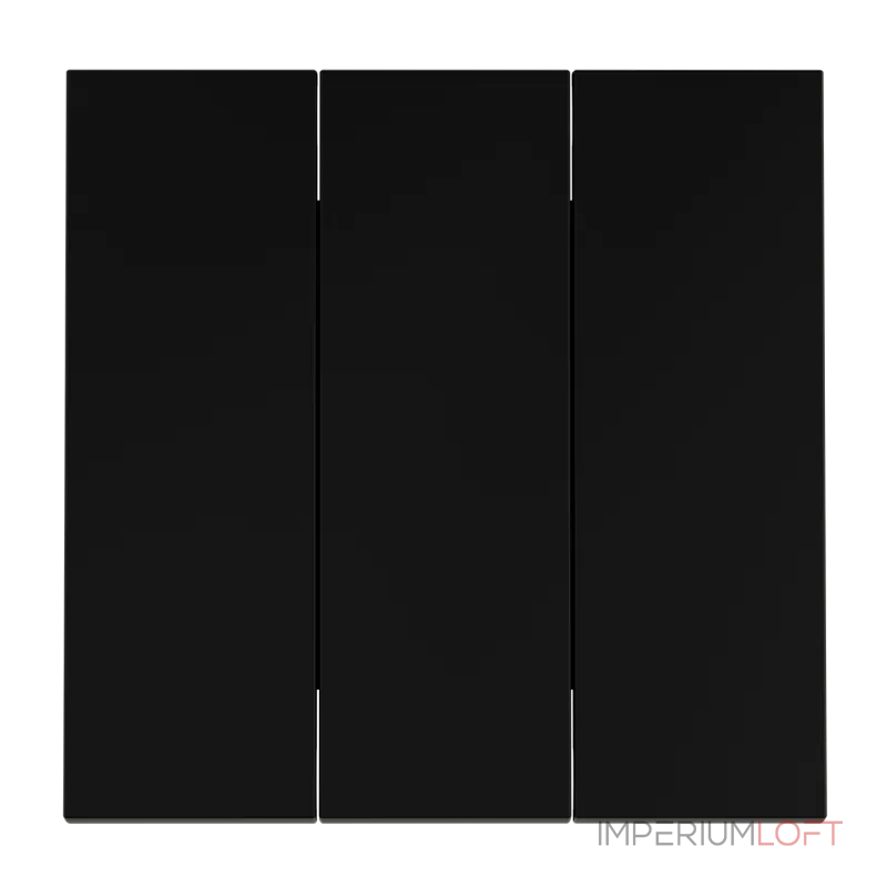 Клавиши для выключателя/переключателя трехклавишного S70 (черный матовый) Voltum VLS000508 от ImperiumLoft Клавиши для выключателя/переключателя трехклавишного S70 (черный матовый) Voltum VLS000508 от ImperiumLoft