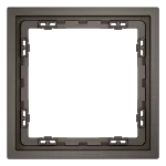 Рамка пластиковая S70 на 1 пост (капучино) Voltum VLS100114 от ImperiumLoft