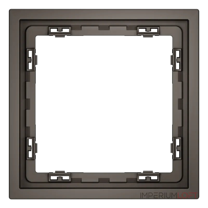 Рамка пластиковая S70 на 1 пост (капучино) Voltum VLS100114 от ImperiumLoft