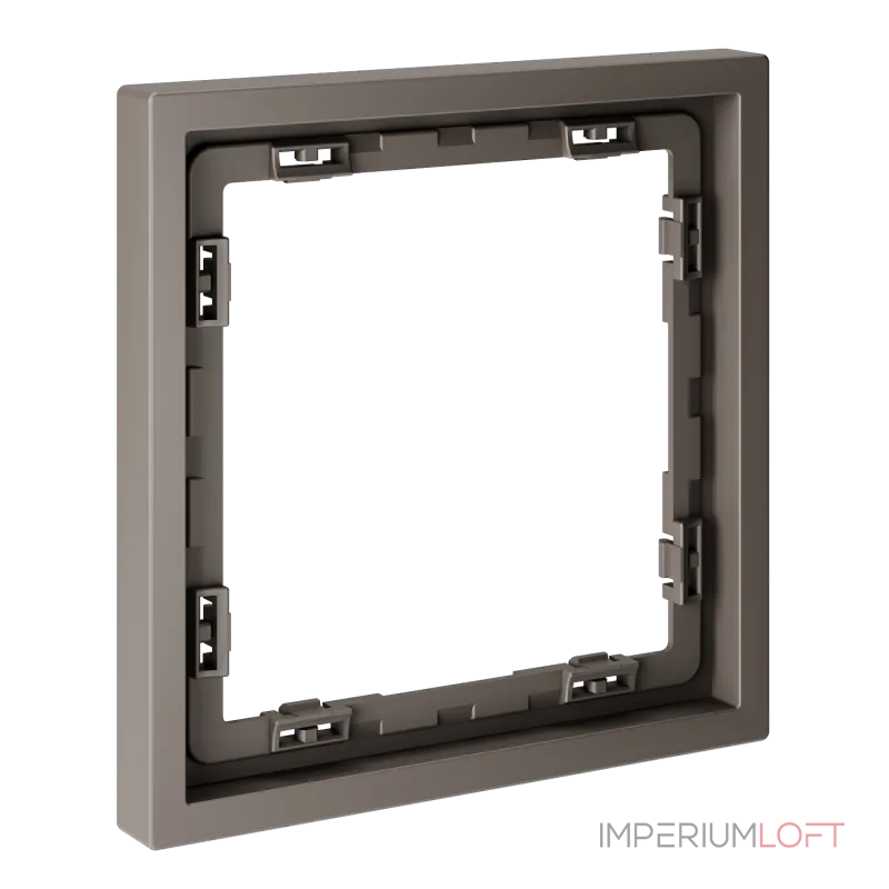 Рамка пластиковая S70 на 1 пост (капучино) Voltum VLS100114 от ImperiumLoft