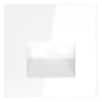 Накладка для розетки TV+RJ45 кат. 6 S70 (белый глянцевый) Voltum VLS002701 от ImperiumLoft