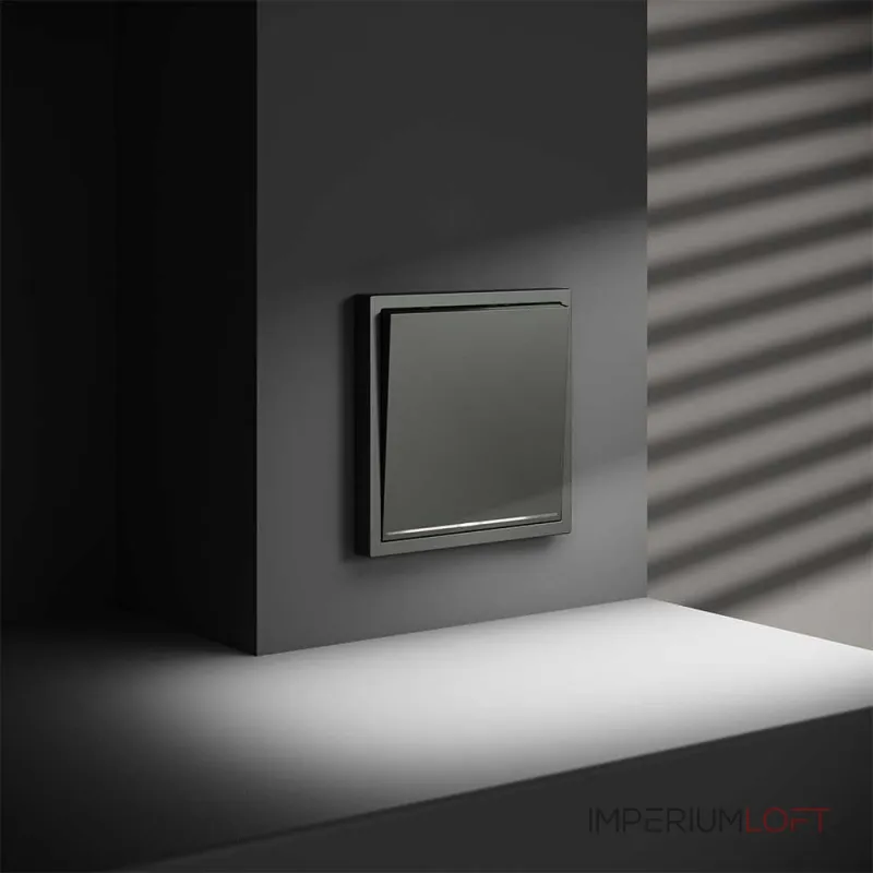 Проходной переключатель встраиваемый Voltum S70 одноклавишный с подсветкой 10АVLS010406 от ImperiumLoft