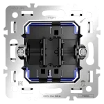 Механизм проходного переключателя одноклавишного 10А S70 Voltum VLS0103M от ImperiumLoft