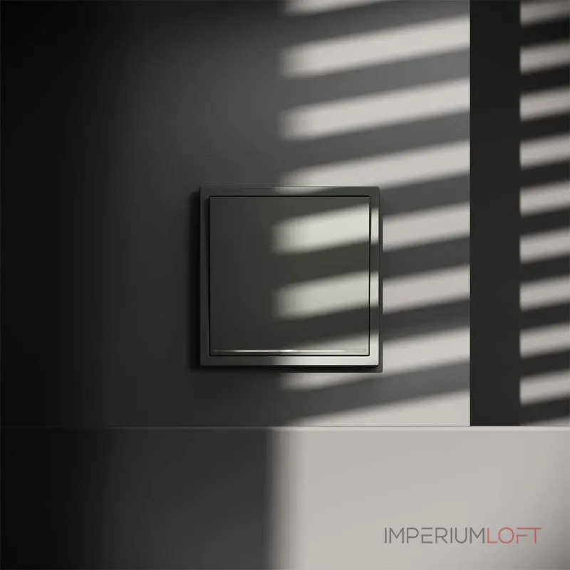 Проходной переключатель встраиваемый Voltum S70 одноклавишный с подсветкой 10АVLS010406 от ImperiumLoft