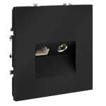 Розетка телевизионная встраиваемая S70 TV+RJ45 кат. 6 (графит) Voltum VLS060707 от ImperiumLoft