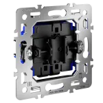 Механизм проходного переключателя одноклавишного 10А S70 Voltum VLS0103M от ImperiumLoft