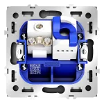 Розетка телевизионная встраиваемая S70 TV+RJ45 кат. 6 (графит) Voltum VLS060707 от ImperiumLoft