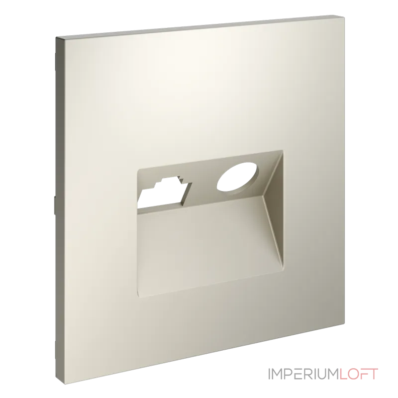 Накладка для розетки TV+RJ45 кат. 6 S70 (кашемир) Voltum VLS002703 от ImperiumLoft