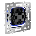 Механизм перекрестного переключателя одноклавишного 10А S70 Voltum VLS0105M от ImperiumLoft