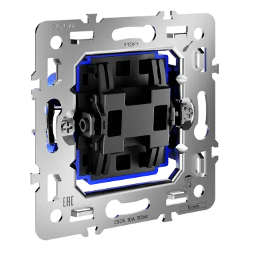 Механизм перекрестного переключателя одноклавишного 10А S70 Voltum VLS0105M