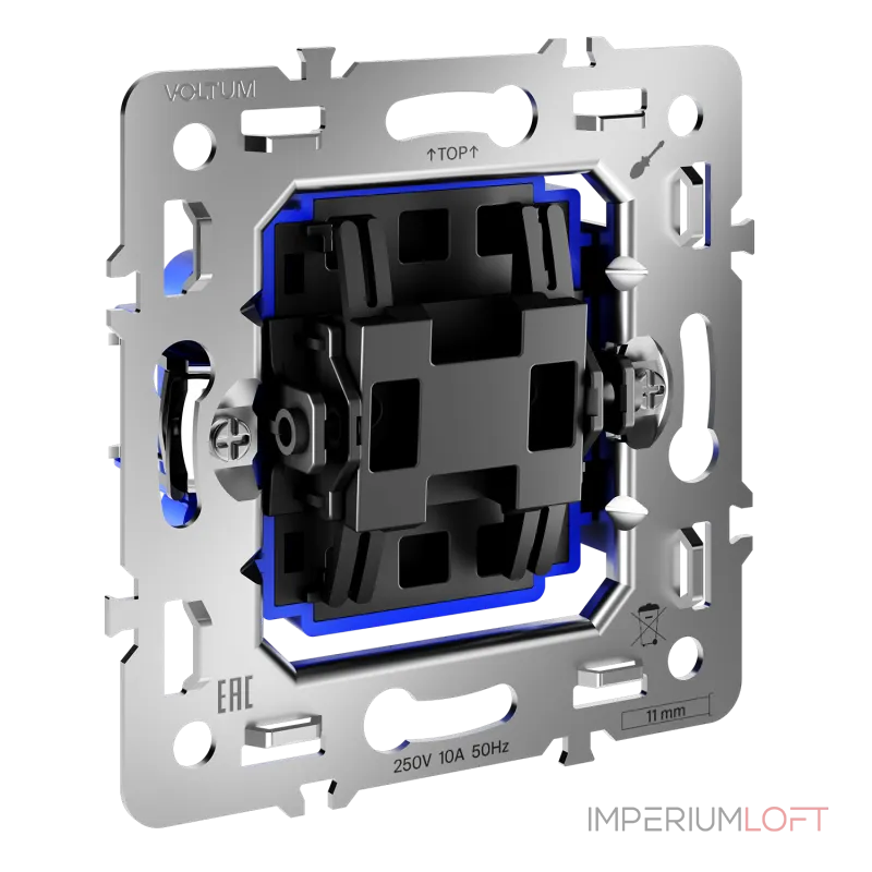 Механизм перекрестного переключателя одноклавишного 10А S70 Voltum VLS0105M от ImperiumLoft