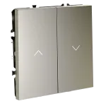 Выключатель встраиваемый S70 для жалюзи 10А (шелк) Voltum VLS020704 от ImperiumLoft