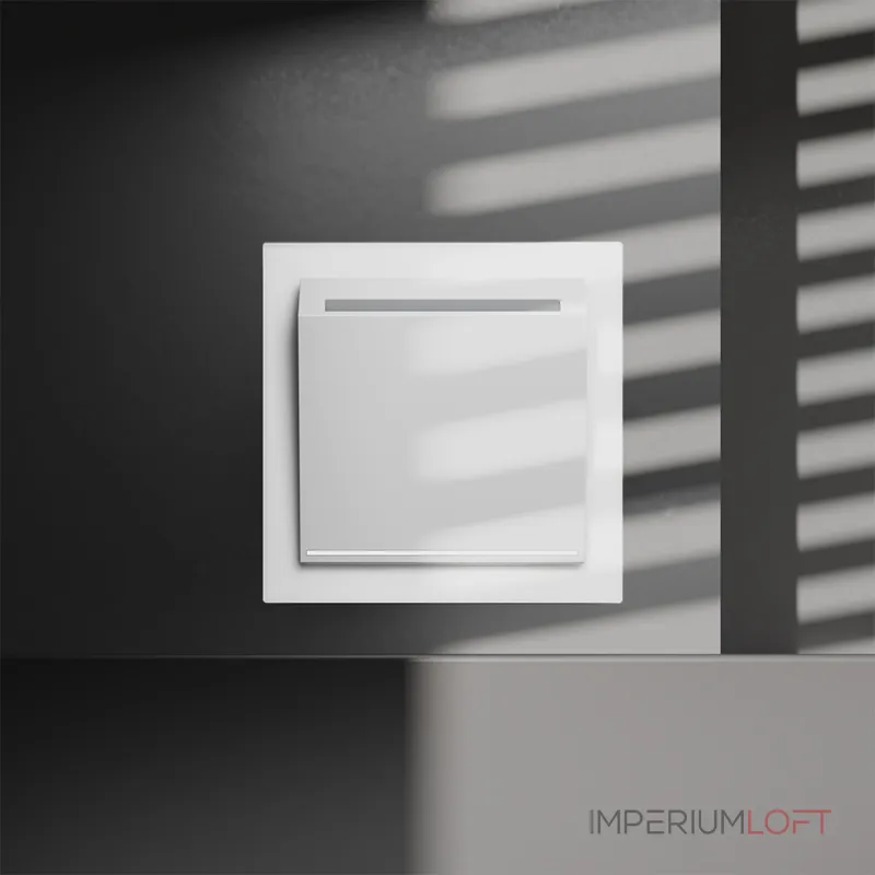 Выключатель встраиваемый S70 карточный 16А (белый матовый) Voltum VLS010702 от ImperiumLoft