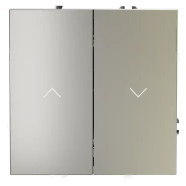 Выключатель встраиваемый S70 для жалюзи 10А (шелк) Voltum VLS020704