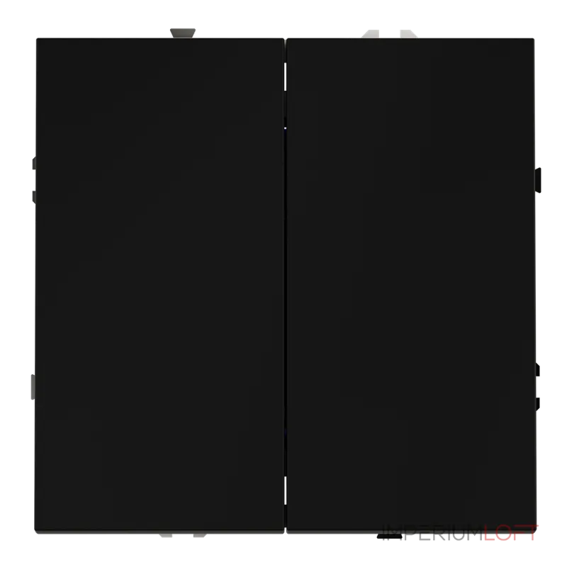 Перекрестный переключатель встраиваемый S70 двухклавишный 10А (черный матовый) Voltum VLS020508 от ImperiumLoft Перекрестный переключатель встраиваемый S70 двухклавишный 10А (черный матовый) Voltum VLS020508 от ImperiumLoft