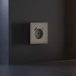 Накладка для розетки с заземлением и защитными шторками с USB A+C S70 (капучино) Voltum VLS001014 от ImperiumLoft