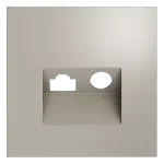 Накладка для розетки TV+RJ45 кат. 6 S70 (кашемир) Voltum VLS002703 от ImperiumLoft