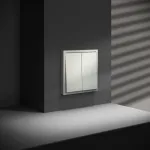 Выключатель встраиваемый S70 для жалюзи 10А (сталь) Voltum VLS020705 от ImperiumLoft