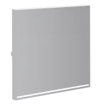 Клавиша для выключателя/переключателя одноклавишного с подсветкой S70 (серый) Voltum VLS000216 от ImperiumLoft