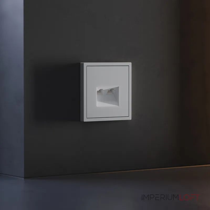 Накладка для розетки компьютерной двойной RJ45+RJ45 кат.6 S70 (серый) Voltum VLS001416 от ImperiumLoft