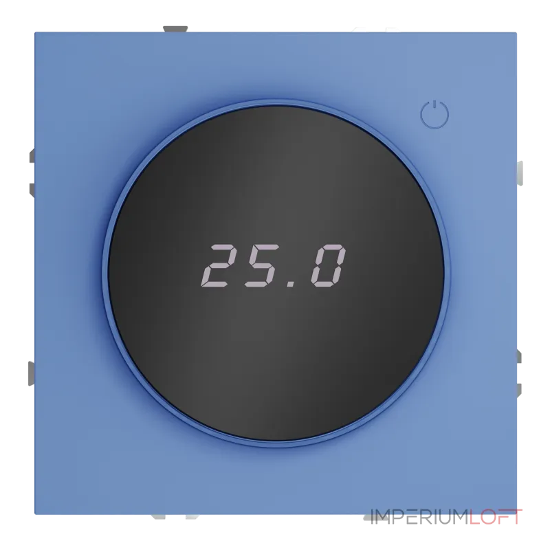 Терморегулятор электронный S70 с индикацией и датчиком для теплого пола (деним) Voltum VLS070115 от ImperiumLoft