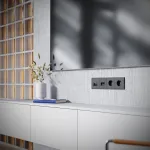 Розетка телевизионная встраиваемая S70 TV+RJ45 кат. 6 (черный матовый) Voltum VLS060708 от ImperiumLoft