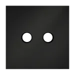 Накладка для розетки телевизионной оконечной TV+SAT S70 (черный матовый) Voltum VLS001608 от ImperiumLoft