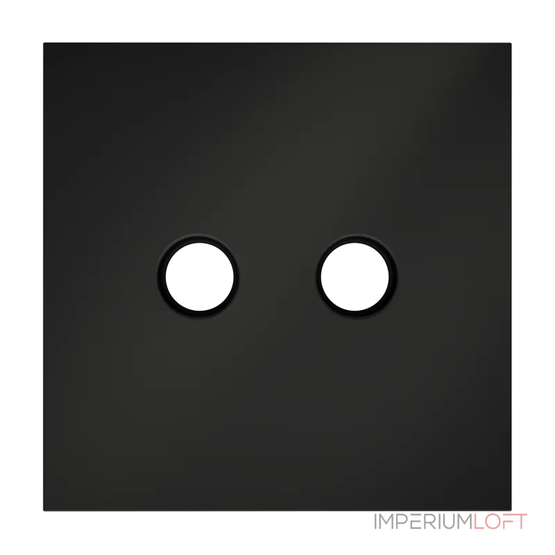 Накладка для розетки телевизионной оконечной TV+SAT S70 (черный матовый) Voltum VLS001608 от ImperiumLoft