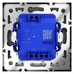 Проходной переключатель встраиваемый Voltum S70 одноклавишный с подсветкой 10А VLS010408 от ImperiumLoft