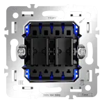Механизм перекрестного переключателя двухклавишного 10А S70 Voltum VLS0205M от ImperiumLoft