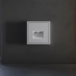 Накладка для розетки компьютерной двойной RJ45+RJ45 кат.6 S70 (серый) Voltum VLS001416 от ImperiumLoft