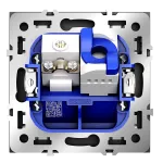 Розетка телевизионная встраиваемая S70 TV+RJ45 кат. 6 (черный матовый) Voltum VLS060708 от ImperiumLoft