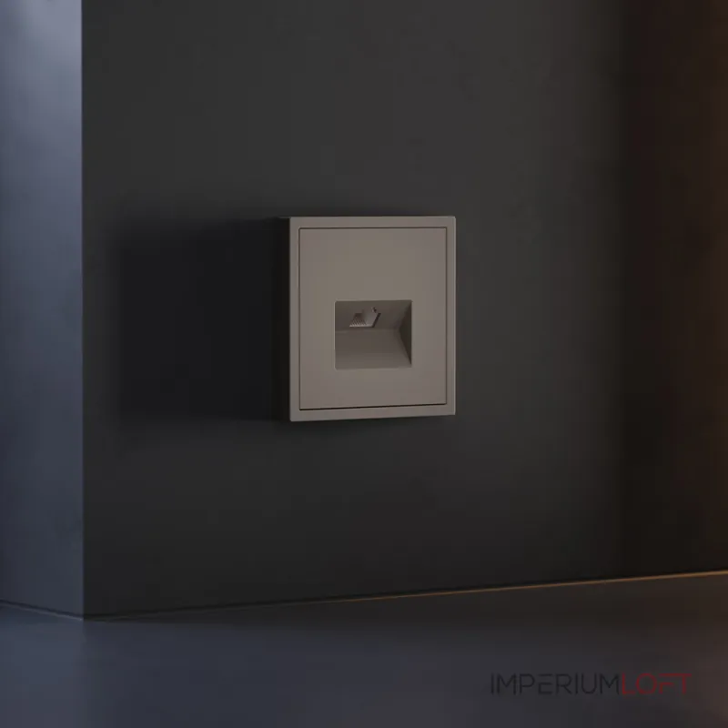 Накладка для розетки компьютерной RJ45 кат.6 S70 (капучино) Voltum VLS001314 от ImperiumLoft