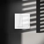 Выключатель встраиваемый S70 для жалюзи 10А (белый глянцевый) Voltum VLS020701 от ImperiumLoft