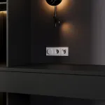 Накладка для светорегулятора поворотно-нажимного S70 (серый) Voltum VLS002016 от ImperiumLoft