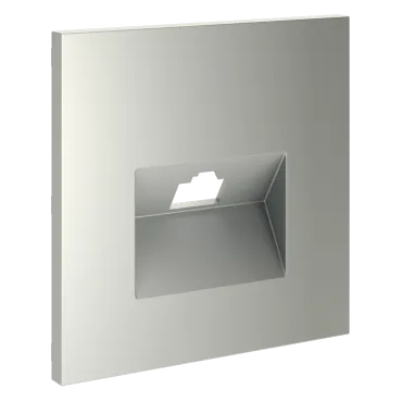 Накладка для розетки компьютерной RJ45 кат.6 S70 (сталь) Voltum VLS001305