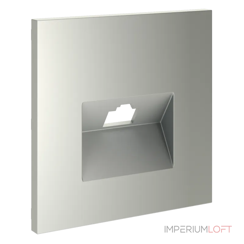 Накладка для розетки компьютерной RJ45 кат.6 S70 (сталь) Voltum VLS001305 от ImperiumLoft