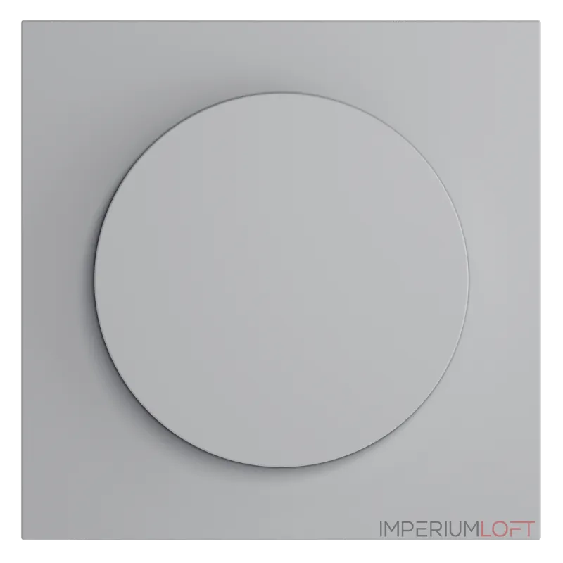 Накладка для светорегулятора поворотно-нажимного S70 (серый) Voltum VLS002016 от ImperiumLoft