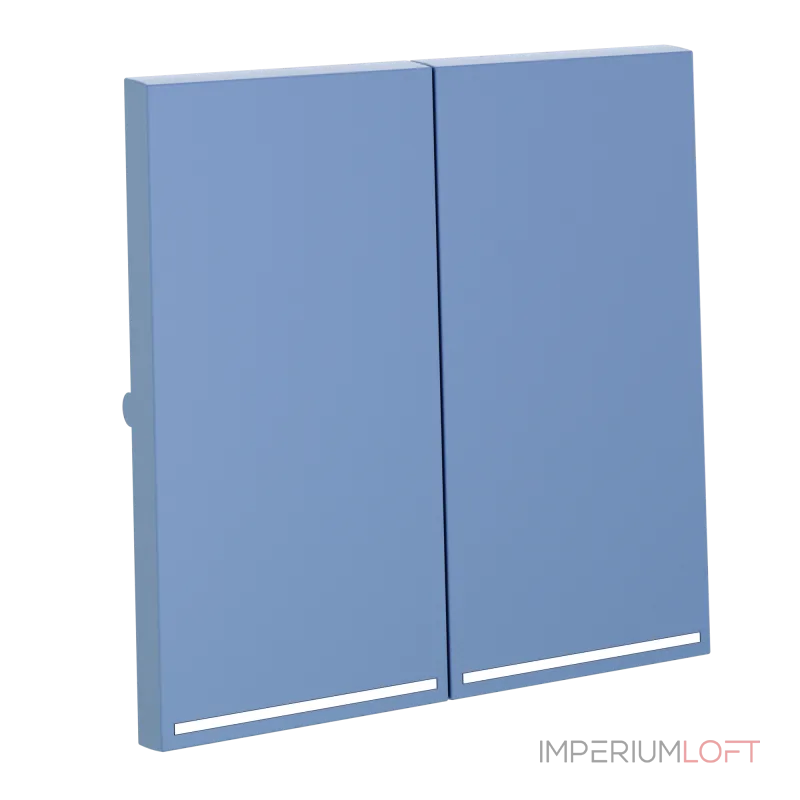 Клавиши для выключателя/переключателя двухклавишного с подсветкой S70 (деним) Voltum VLS000415 от ImperiumLoft