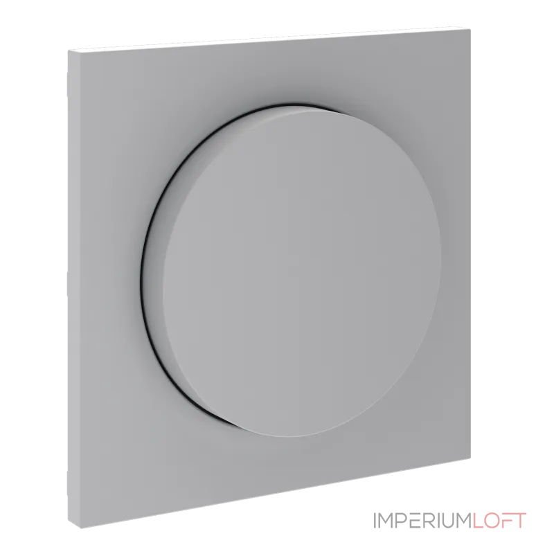 Накладка для светорегулятора поворотно-нажимного S70 (серый) Voltum VLS002016 от ImperiumLoft