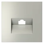 Накладка для розетки компьютерной RJ45 кат.6 S70 (сталь) Voltum VLS001305 от ImperiumLoft