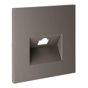 Накладка для розетки компьютерной RJ45 кат.6 S70 (капучино) Voltum VLS001314