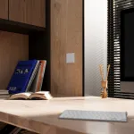 Выключатель встраиваемый S70 для жалюзи 10А (белый глянцевый) Voltum VLS020701 от ImperiumLoft