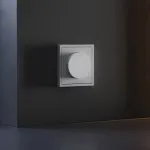 Накладка для светорегулятора поворотно-нажимного S70 (серый) Voltum VLS002016 от ImperiumLoft