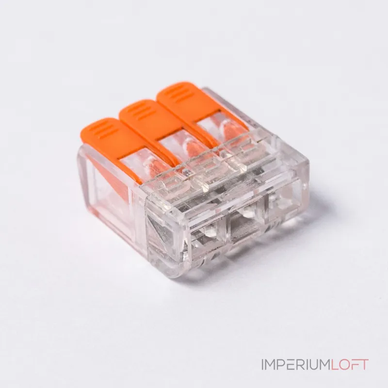 Коннектор WattMe CMK - 221-613 клемма 3-проводная от ImperiumLoft Коннектор WattMe CMK - 221-613 клемма 3-проводная от ImperiumLoft