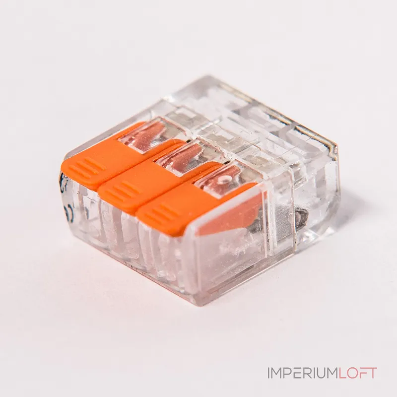 Коннектор WattMe CMK - 221-613 клемма 3-проводная от ImperiumLoft Коннектор WattMe CMK - 221-613 клемма 3-проводная от ImperiumLoft