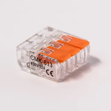 Коннектор WattMe CMK - 221-613 клемма 3-проводная Коннектор WattMe CMK - 221-613 клемма 3-проводная