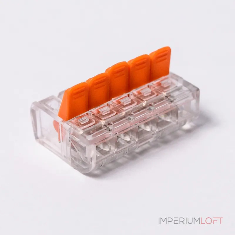 Коннектор WattMe CMK - 221-615 клемма 5-проводная от ImperiumLoft